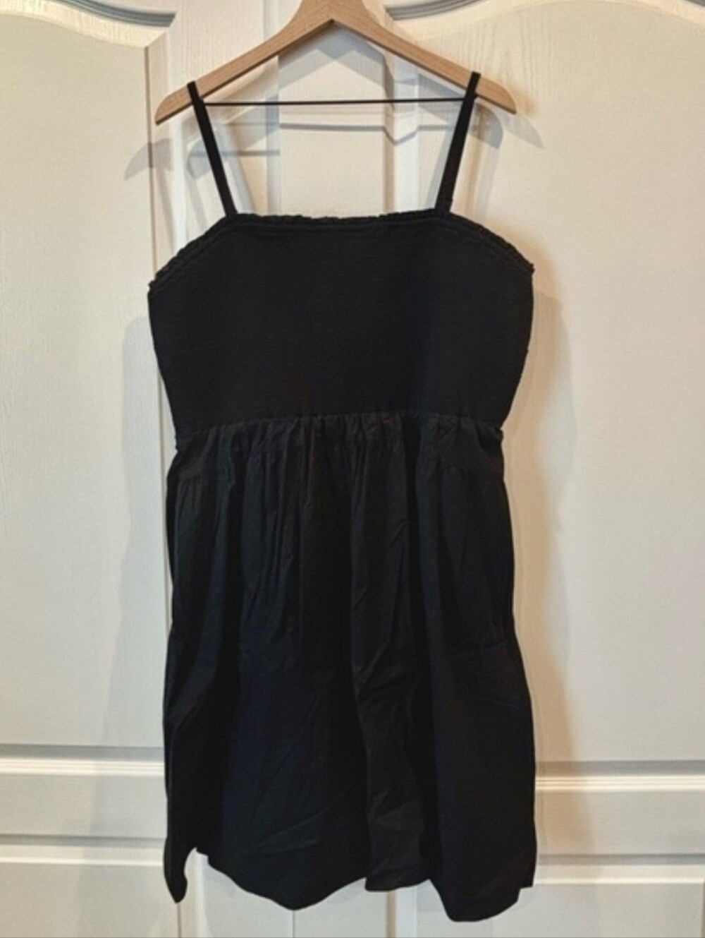 Old Navy Black Fit and Flare Dress Size XXL Smocked Chest